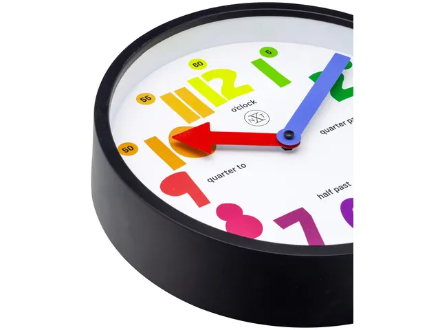 horloge murale Nextime d 26cm noir