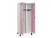 locker voor scheiding van kleding,HxBxD 1950x800x500mm,2vak
