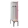 locker met bank,voor scheiding van kleding,HxBxD 2120x400x815mm,1vak