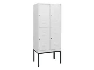dubbeldekse locker,HxBxD 1950x800x500mm,2x2vak.,vak B 400mm - 1
