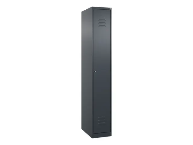 locker,HxBxD 1850x300x500mm,1vak,vak B 300mm,cil.-slot,staand op vloer