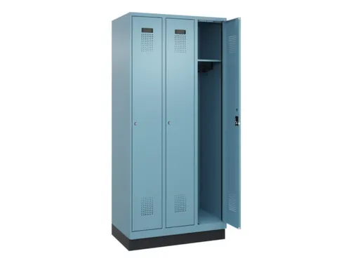 locker,HxBxD 1950x900x500mm,3vak,vak B 300mm,cil.-slot,sokkel