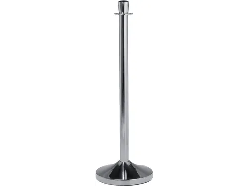 Afzetpaal Securit 100cm met voet chroom