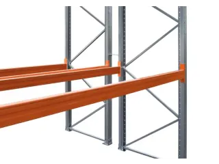 Dubbele stellingverbinding,v. palletstelling,L 200mm,verzinkt - 2