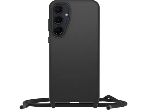 React Necklace Hoesje met koord Galaxy A55 5g zwart