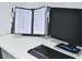 Bureaustandaard met 10 displaypanelen voor 20 vellen A4