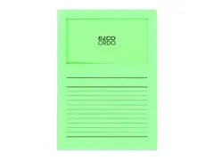 Map Elco Ordo Classico mvenst A4 120gr 220x310mm groen 100st verp10022