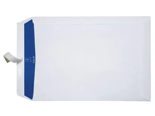 Gallery Akte Envelop 230x310mm Stripsluiting 100gr Wit - 1