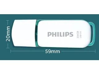 USB stick 3.0 Philips Snow USB-A 256GB groen - 5