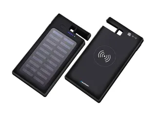 Draadloze Powerbank Op Zonne-energie 8.000 Mah - Met Zuignappen - 1