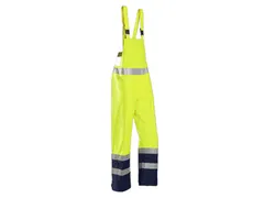 Sioen Brisbane Amerikaanse overall, fluo geel/marineblauw, maat 3XL, p