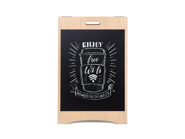 Krijtstoepbord Economy Houten A-Bord 55x82cm