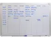 DESQ Whiteboard Weekplanner 60x90cm