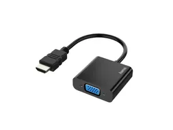 Adapter Hama HDMI-VGA zwart