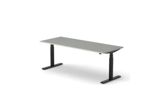 Elektrisch ihv bureau HxBxD 640-1300x2000x800mm blad grijs
