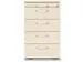 Caisson Fixe Hxlxp 720X430X800Mm 1Tiroir Plumier Décor Plateau Hêtre