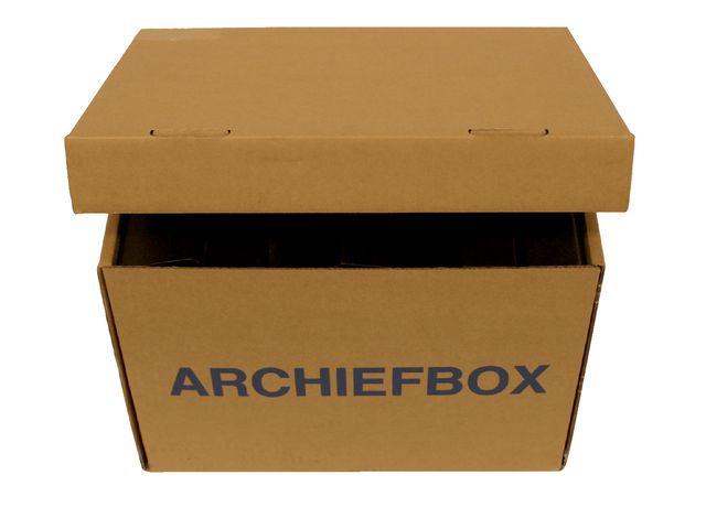 Archiefdoos CleverPack voor ordners 400x320x292mm bruin | CleverpackShop.nl