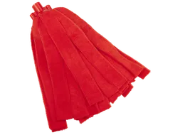 Vikan Microfibre draadmop microvezel stroken schroefdraad Rood