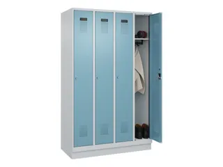 locker,HxBxD 1950x1200x500mm,4vak,vak B 300mm,cil.-slot,sokkel - 1