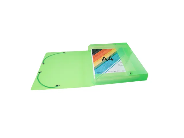 Exabox Archiefdoos A4 40mm Assorti Polypropyleen Crystal Colours