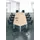 vergadertafel HxBxD 72x80x69cm trapezium Beuken 4voeten Alu