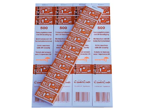 Consumptiebon Combicraft Uv Beveiliging 500 Stuks Oranje