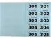 Genummerde Loterij- En Garderobetickets 1-1000