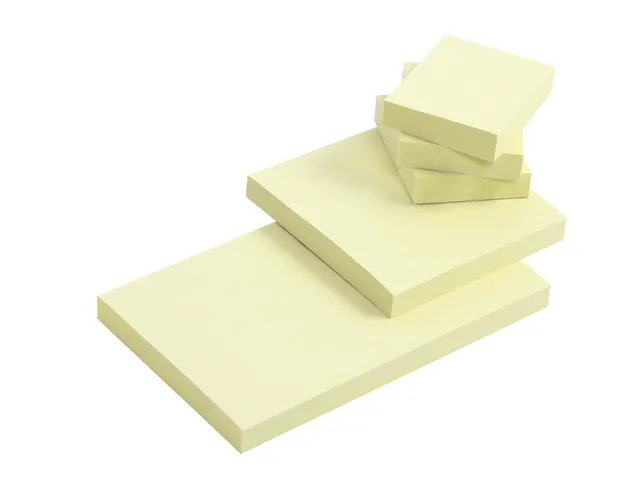 Bloc-mémos Quantore 76x76mm jaune 100 feuilles