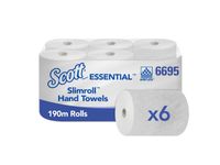 Scott 6695 handdoekrol Essential Slimroll 1-laags Wit