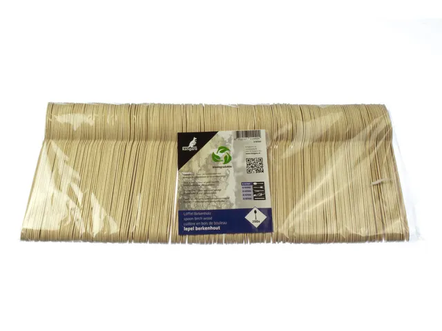 Cuillère bois Kangaro 200 pièces 160mm biodégradable