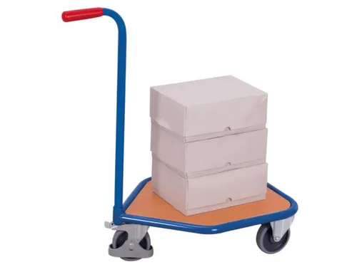 Platformwagen Duwstang 150kg Laadvlak 565x450mm 3 Wielen