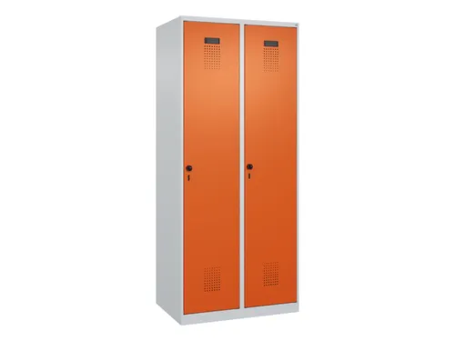 locker voor scheiding van kleding,HxBxD 1850x800x500mm,2vak
