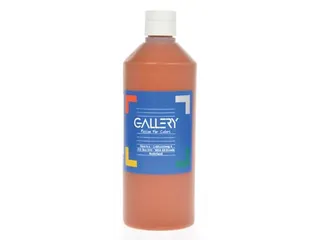 Plakkaatverf Gallery 500ml Licht Bruin - 1