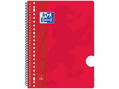 Collegeblok Oxford Scribzee A4 23-Gaats Lijn 80Vel Assorti