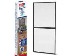 Insect Stop Opvouwbaar aluminium frame voor deuren 1x2,2m antraciet