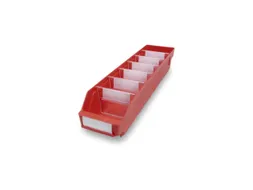 Stellingbakken Pp Hxbxd 95X120X500Mm Rood