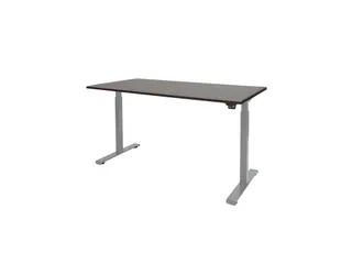 Dextro Basic Zit-sta Bureau Elektrisch 180x90 Logan Eiken 25mm Alu - 1