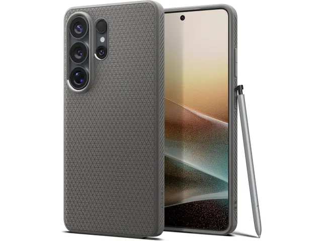 Liquid Air Samsung Galaxy S26 Ultra Hoesje Back Cover Grijs