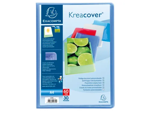 Showalbum A4 Assorti 30 Tas Halfharde Polypropyleen Kaft Kreacover