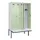 locker met bank,voor scheiding van kleding,HxBxD 2120x1200x815mm,4vak