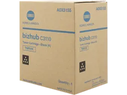 A0X5155 Konica Bizhub C3110 Toner Black