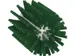 Brosse cylindrique 5380-90-2 vert médium Ø90mmx160mm