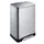 Afvalbak Pedaalemmer Rechthoekig 40 Liter Mat Rvs