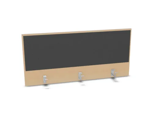opzetpaneel bureau aanbouw achter NE-esdoorn BN8010-antraciet 1200mm