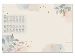 Designonderlegger Sigel Pastel Garden 25/26. 59.5x41cm 30 vel 80 grams