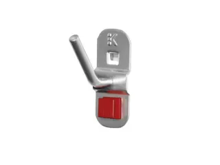 Abax Schuine Haak Voor Geperforeerde Platen L 40mm Aluminium - 1