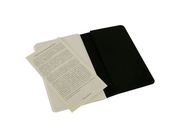 Schrift Moleskine Blanco Pocket Zwart 90x140mm