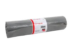 Afvalzak Quantore LDPE T50 60L grijs extra stevig 60x90cm rol à 25st