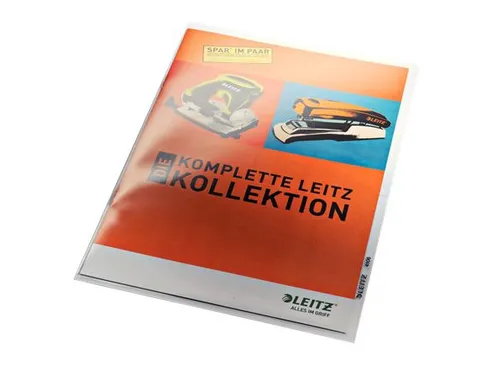 Insteekmap L-map Leitz 4106 Premium A4 0.15mm Helder Pvc Transparant