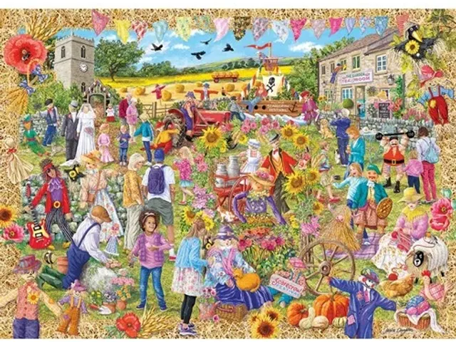 Puzzel Gibsons Scarecrow Festival 1000 stukjes
